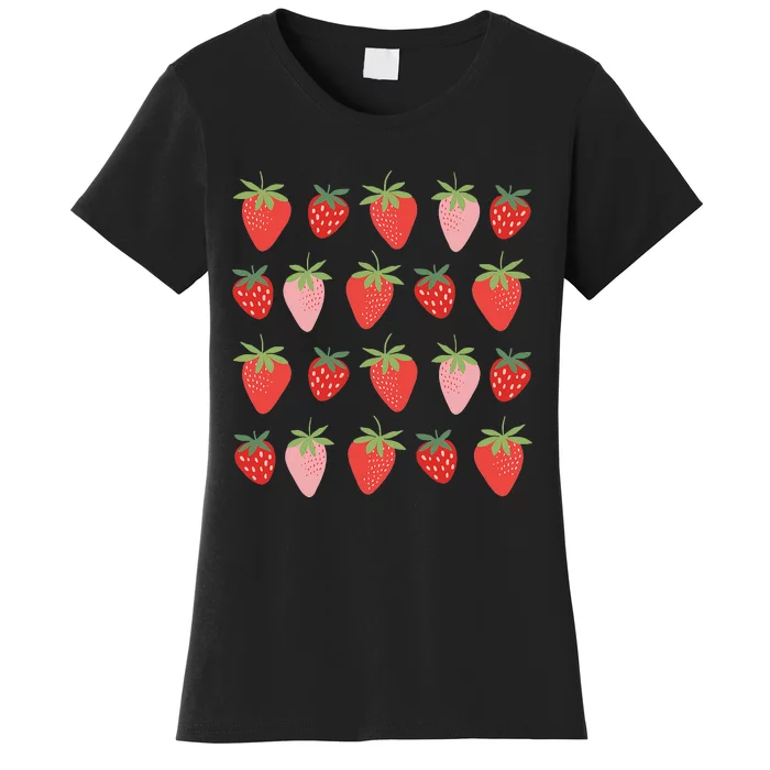 Cute Strawberry Apparel Lover Summer Women's T-Shirt