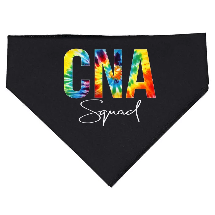 CNA Squad Appreciation Day Tie Dye For Women For Work USA-Made Doggie Bandana