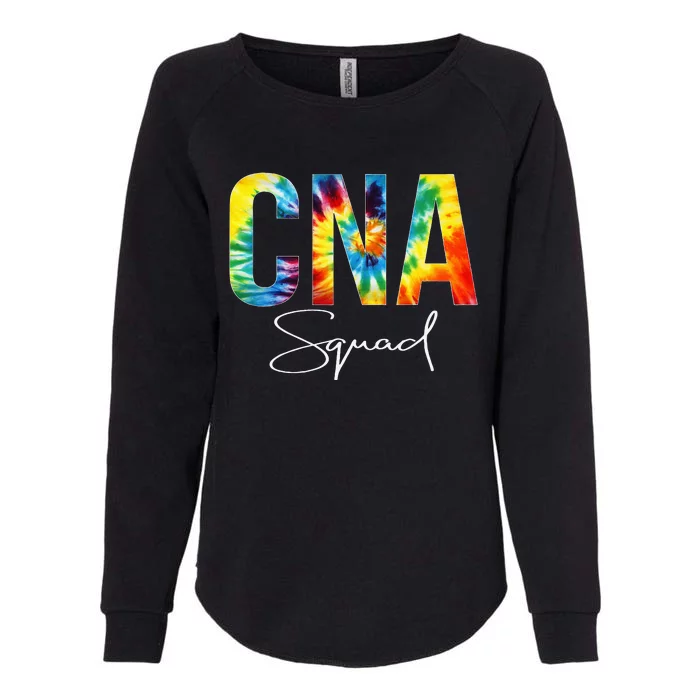 CNA Squad Appreciation Day Tie Dye For Women For Work Womens California Wash Sweatshirt