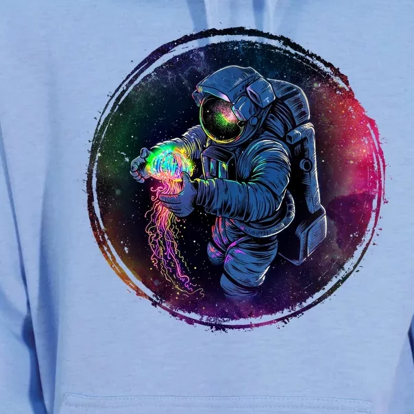 Cool Space Astronaut Jellyfish Galaxy Unisex Surf Hoodie