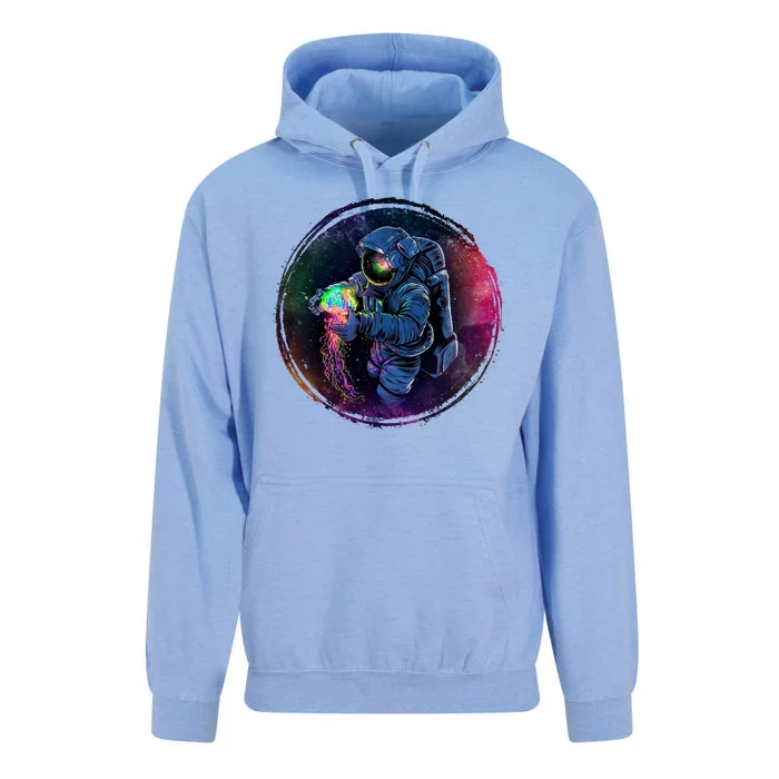 Cool Space Astronaut Jellyfish Galaxy Unisex Surf Hoodie