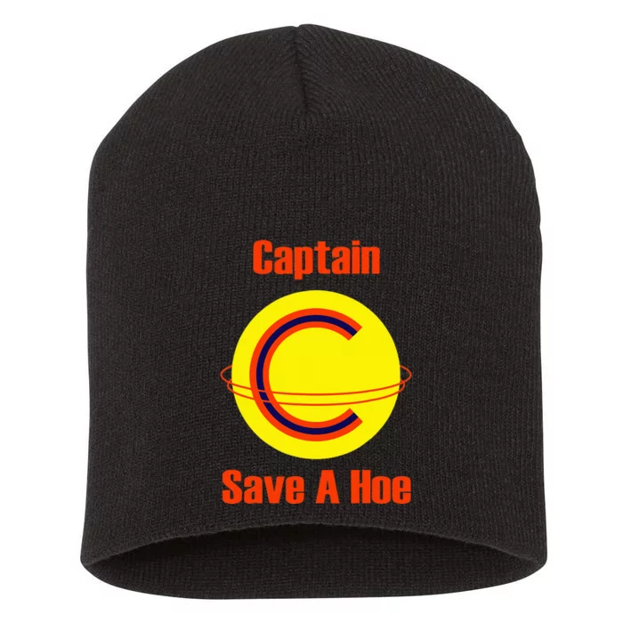 Captain Save A Hoe Short Acrylic Beanie