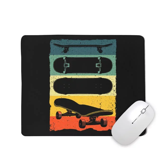 Cool Skateboard Art Skateboarding Skateboarder Mousepad