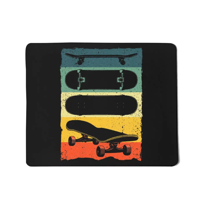 Cool Skateboard Art Skateboarding Skateboarder Mousepad