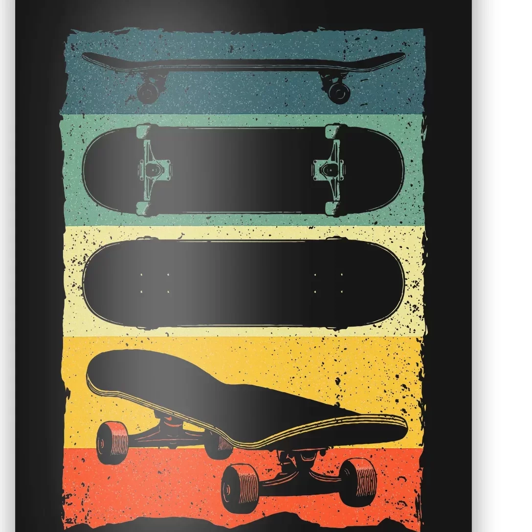 Cool Skateboard Art Skateboarding Skateboarder Poster