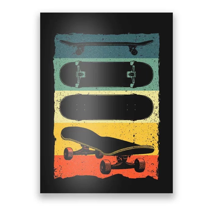 Cool Skateboard Art Skateboarding Skateboarder Poster