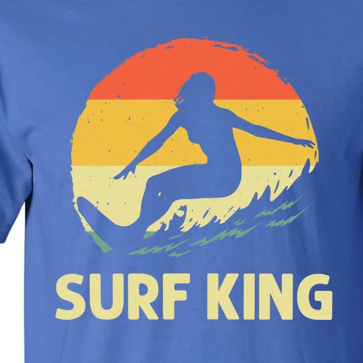 Cool Surfing Art Dad Surf Ocean Beach Lover Surfer Meaningful Gift Tall T-Shirt