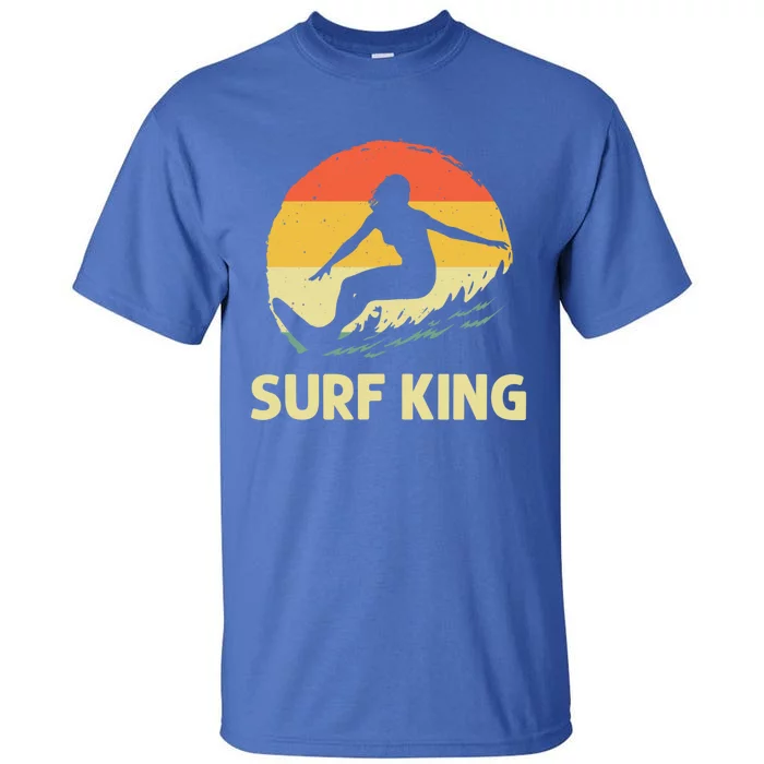 Cool Surfing Art Dad Surf Ocean Beach Lover Surfer Meaningful Gift Tall T-Shirt