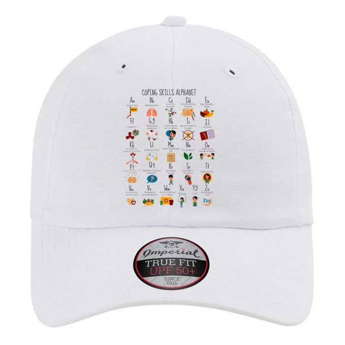 Coping Skills Alphabet Mental Health Awareness Counselor The Original Performance Cap