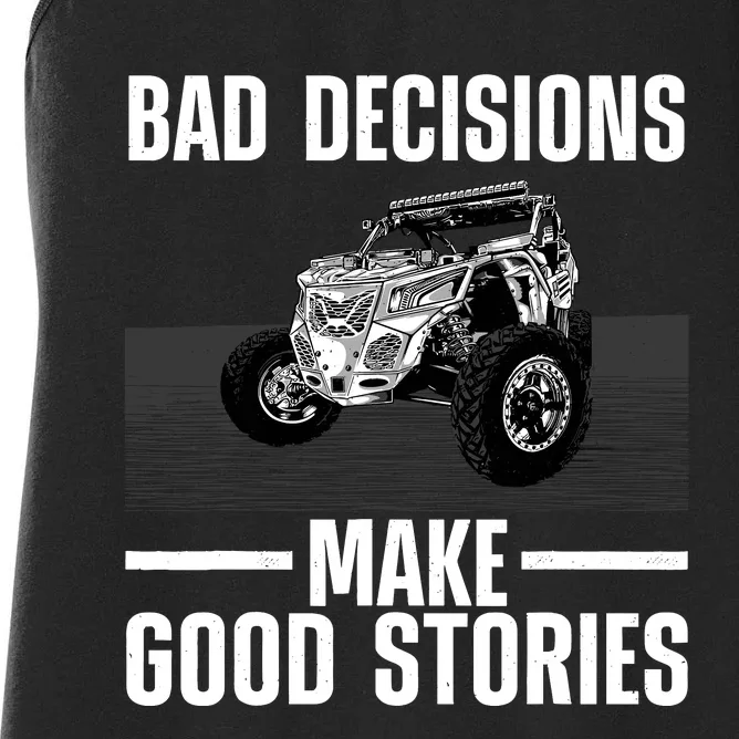 Cute Sxs Art For Utv Off Road Vehicle Sxs Lover Women's Racerback Tank