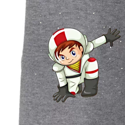 Cool Space Astronaut In Space Anime Cartoon Graphic Gift Doggie 3-End Fleece Hoodie