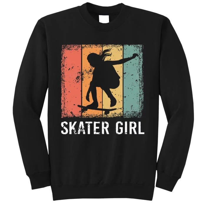 Cool Skater Art Women Skateboarding Skateboard Skating Sweatshirt