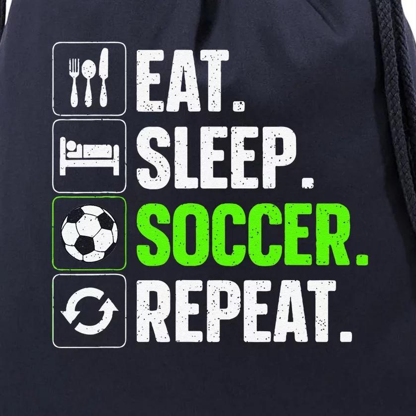 Cool Soccer Art Team Sport Soccer Player Drawstring Bag