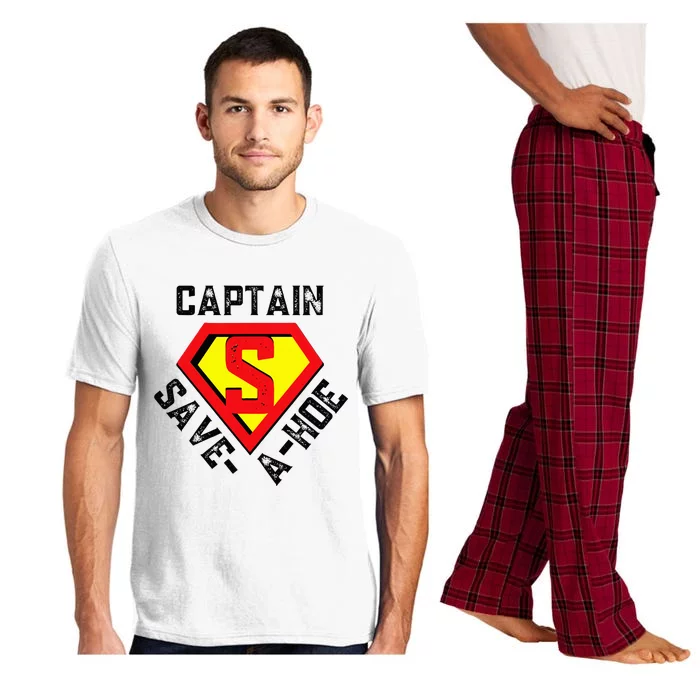 Captain Save A Hoe Rusty Vintage Funny Retro Pajama Set