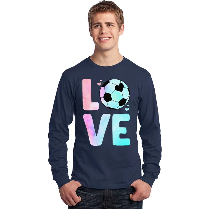 Cool Soccer Art Themed Soccer Player Tall Long Sleeve T-Shirt