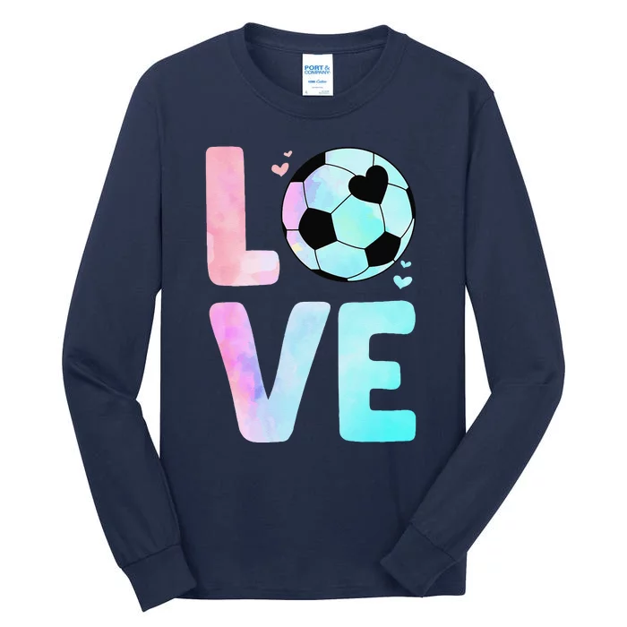 Cool Soccer Art Themed Soccer Player Tall Long Sleeve T-Shirt