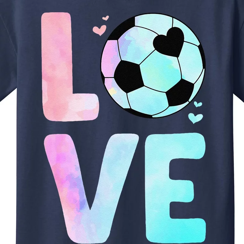 Cool Soccer Art Themed Soccer Player Kids T-Shirt