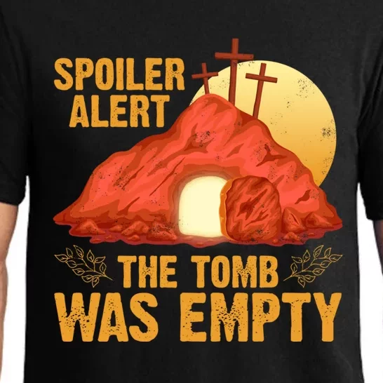 Christian Spoiler Alert Tomb Was Empty Easter Gift Pajama Set