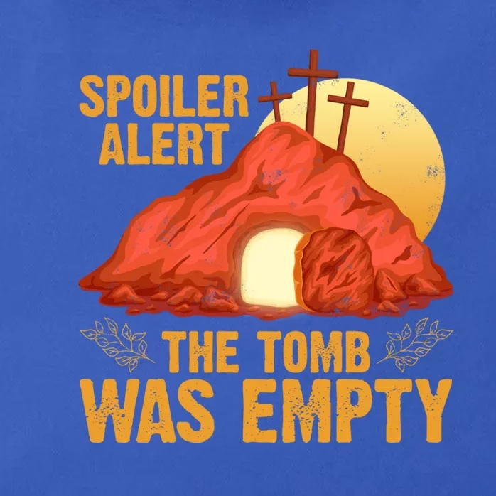 Christian Spoiler Alert Tomb Was Empty Easter Gift Zip Tote Bag