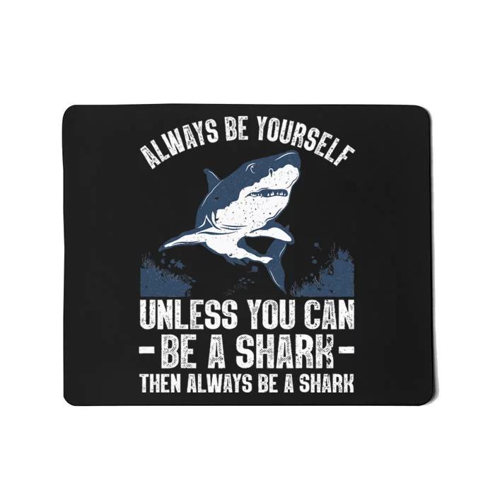 Cool Shark Art For Men Women Megalodon Sharks Biology Ocean Mousepad