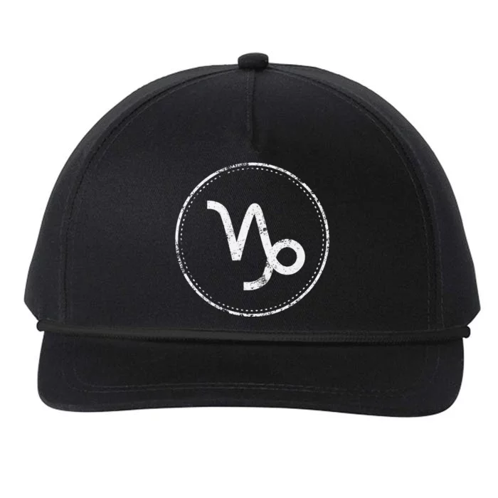 Capricorn Sign – Astrology Zodiac Snapback Five-Panel Rope Hat