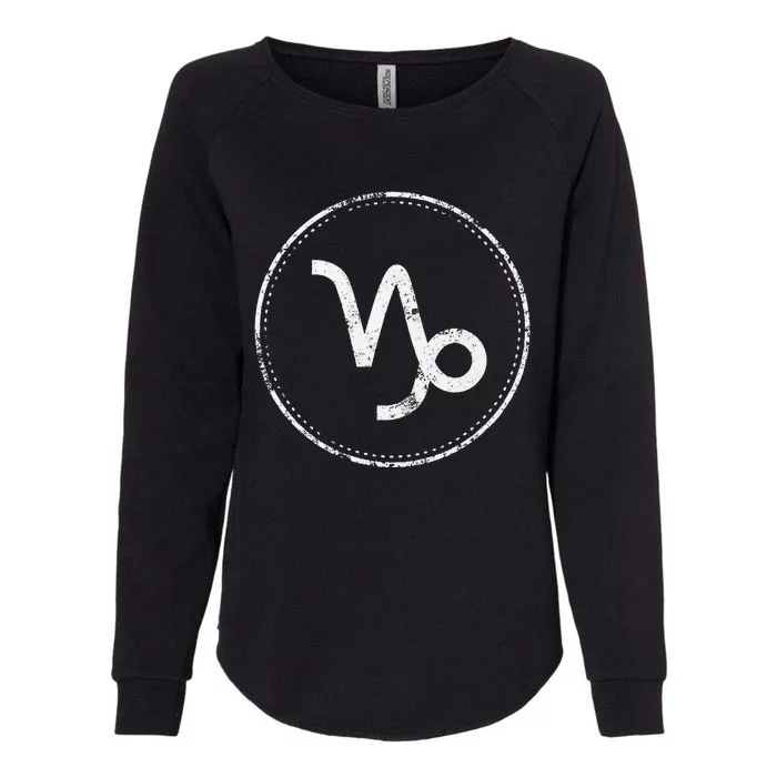 Capricorn Sign – Astrology Zodiac Womens California Wash Sweatshirt