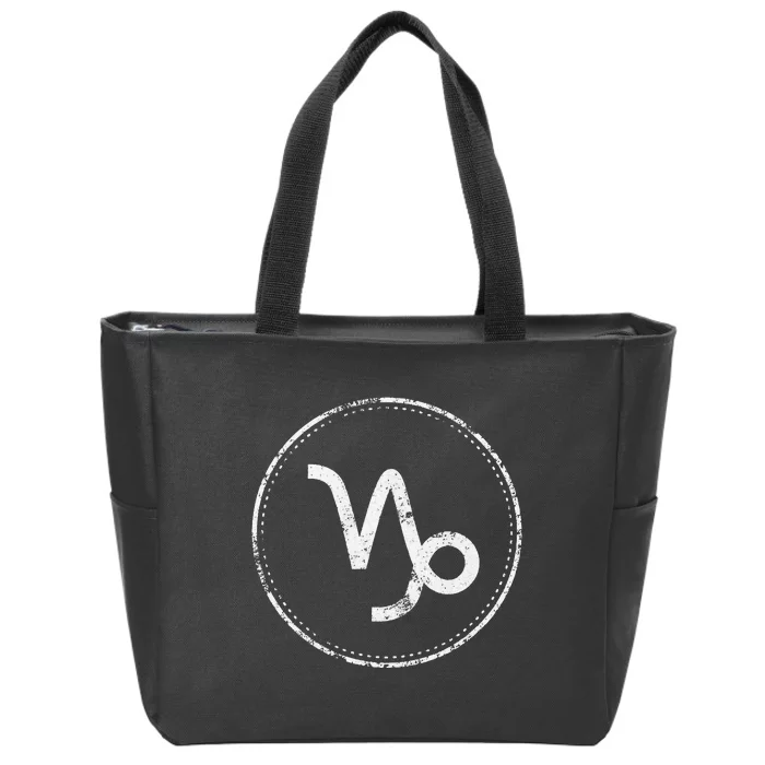 Capricorn Sign – Astrology Zodiac Zip Tote Bag