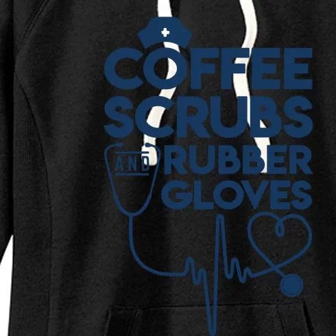 Coffee Scrubs And Rubber Women's Fleece Hoodie