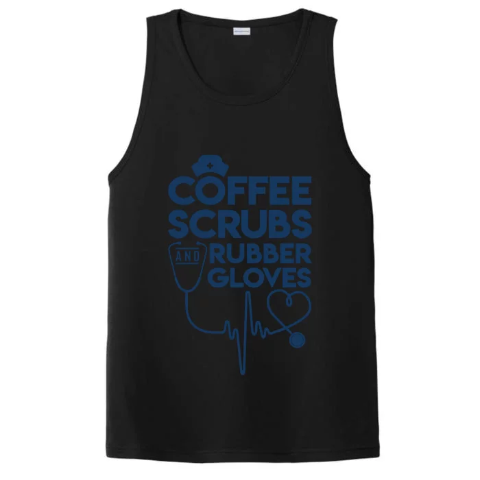 Coffee Scrubs And Rubber Performance Tank