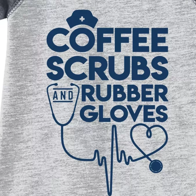 Coffee Scrubs And Rubber Infant Baby Jersey Bodysuit