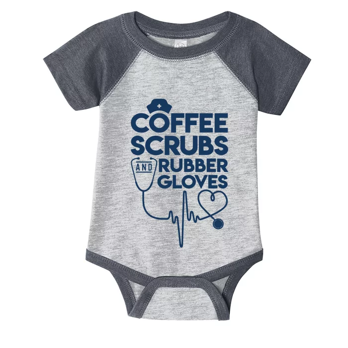 Coffee Scrubs And Rubber Infant Baby Jersey Bodysuit