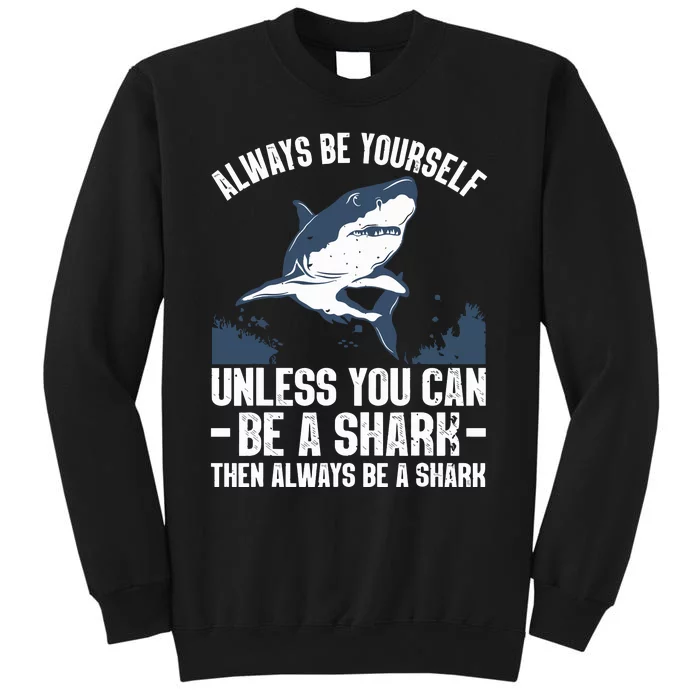 Cool Shark Art For Megalodon Sharks Biology Ocean Tall Sweatshirt