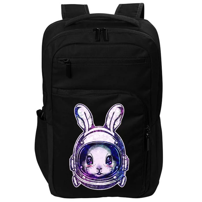 Cute Space Astronaut Bunny Rabbit Impact Tech Backpack