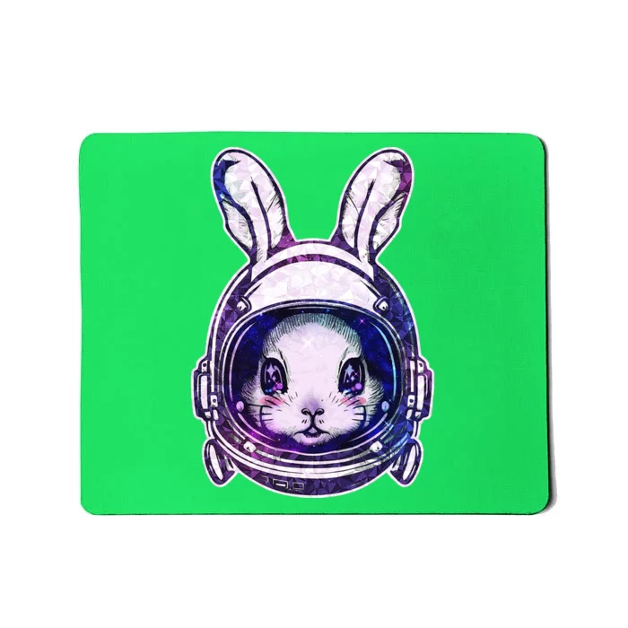 Cute Space Astronaut Bunny Rabbit Mousepad