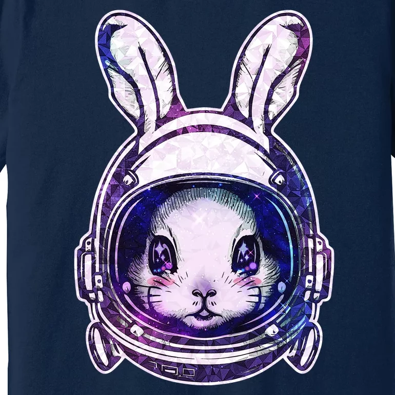 Cute Space Astronaut Bunny Rabbit Premium T-Shirt