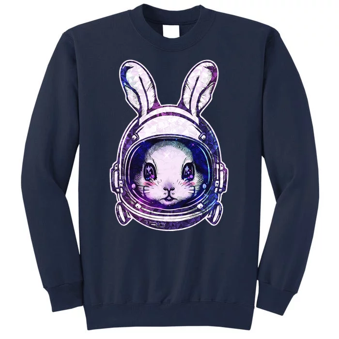 Cute Space Astronaut Bunny Rabbit Tall Sweatshirt