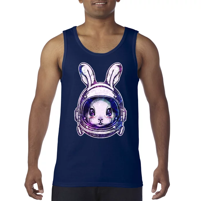 Cute Space Astronaut Bunny Rabbit Tank Top