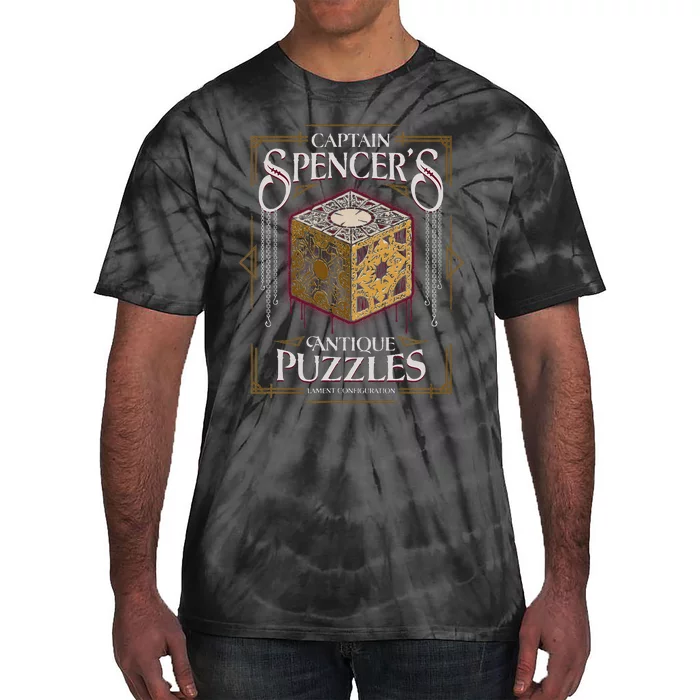 Captain SpencerS Antique Puzzles Horror Puzzle Box Tie-Dye T-Shirt