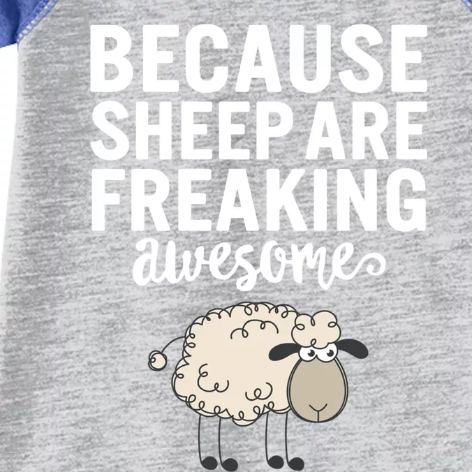 Cute Sheep Art Sheep Are Awesome Lover Sheep Mom Cute Gift Infant Baby Jersey Bodysuit