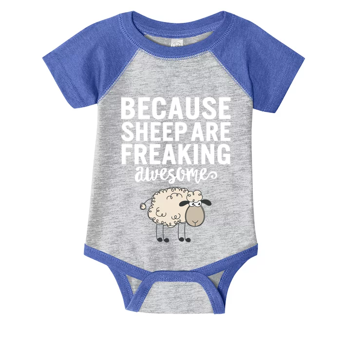 Cute Sheep Art Sheep Are Awesome Lover Sheep Mom Cute Gift Infant Baby Jersey Bodysuit