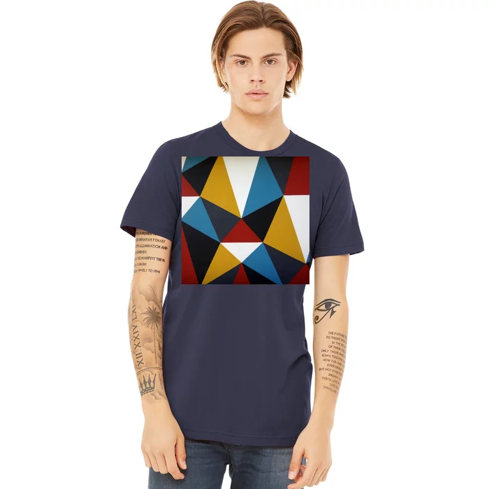 Cool Shape Abstract Singleton Iterator Premium T-Shirt