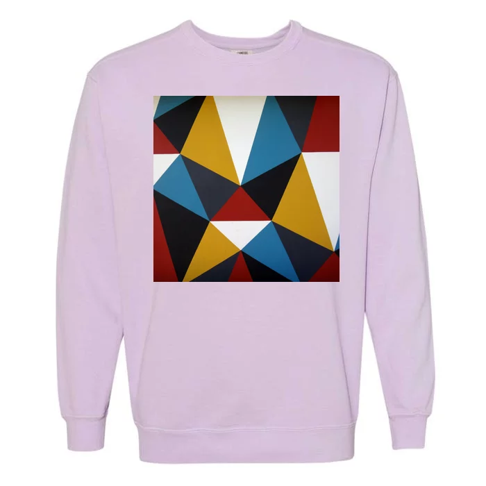 Cool Shape Abstract Singleton Iterator Garment-Dyed Sweatshirt