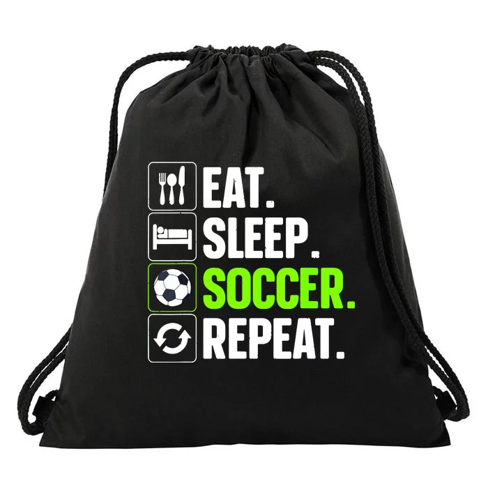 Cool Soccer Art For Team Sport Soccer Player Gift Drawstring Bag