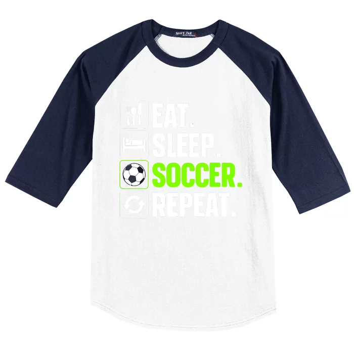 Cool Soccer Art For Team Sport Soccer Player Gift Baseball Sleeve Shirt