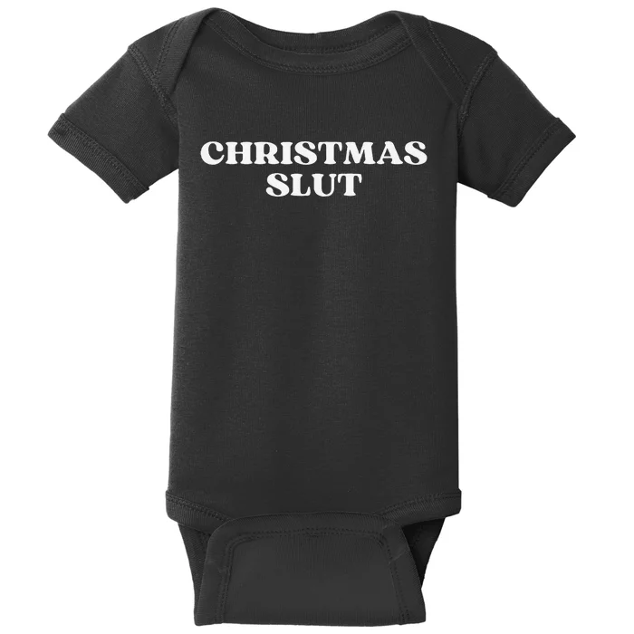 Christmas Slut Aesthetic Baby Bodysuit