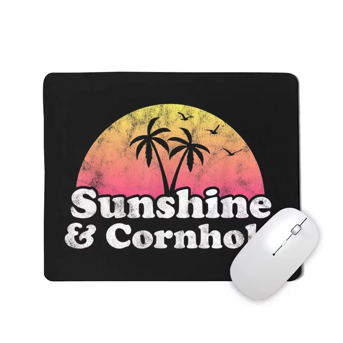 Cornhole Sunshine And Cornhole Mousepad