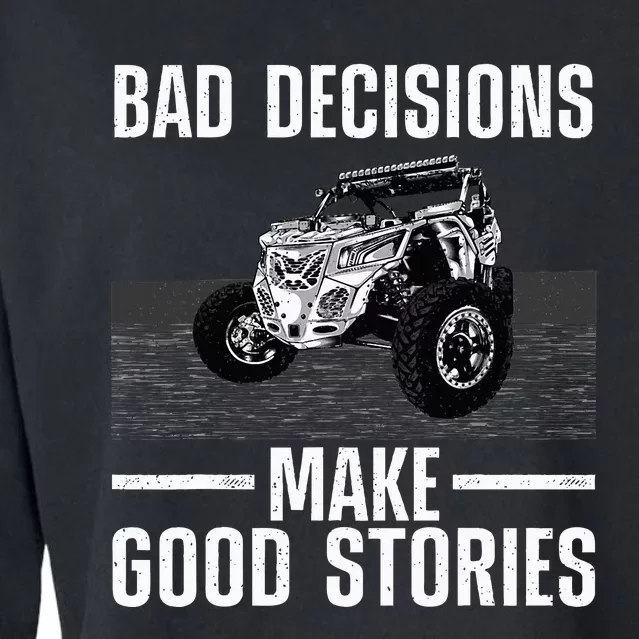 Cute Sxs Art For Utv Off Road Vehicle Sxs Lover Cropped Pullover Crew