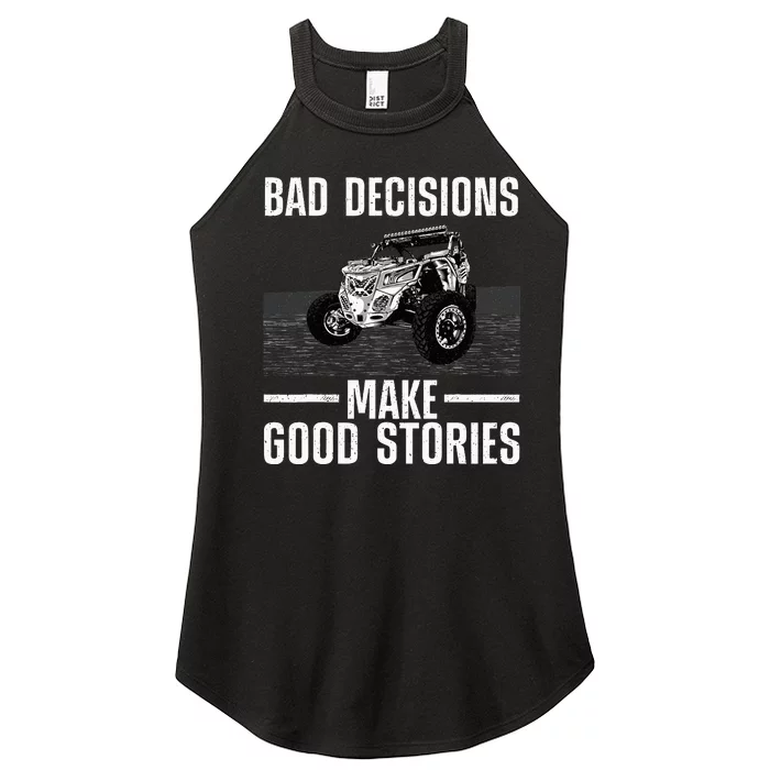 Cute Sxs Art For Utv Off Road Vehicle Sxs Lover Women’s Perfect Tri Rocker Tank