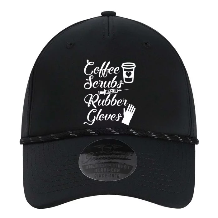 Coffee Scrubs And Rubber Gloves Funny Nurse Cute Gift Performance The Dyno Cap