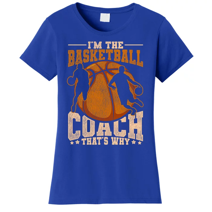 Coaching Sports Athletic Basketball Coach Training Coach Funny Gift Women's T-Shirt